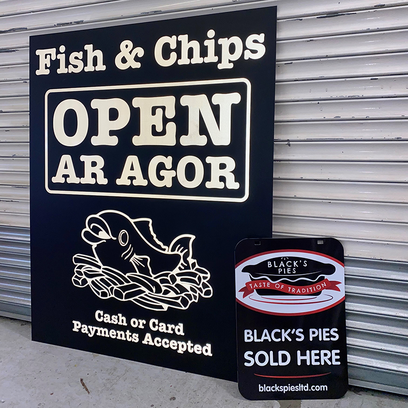 Chip shop display