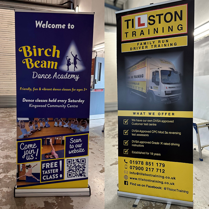 Roller banners