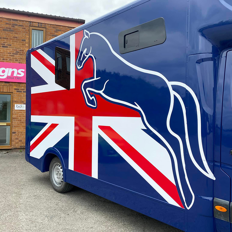 Horse box graphics